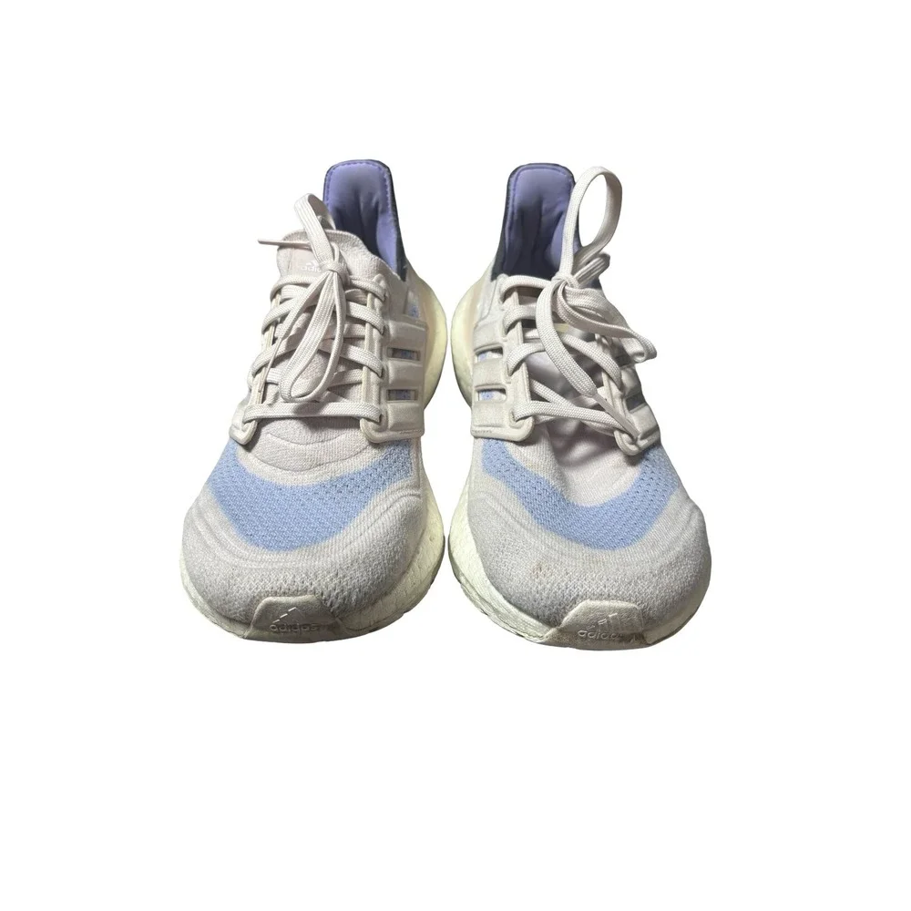 Adidas Ultraboost 21 Womens‎ Running Shoes Size 8.5 Lilac Blue S23840